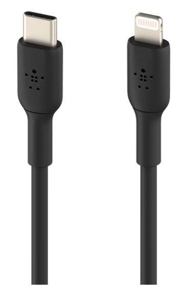 KABEL USB-C - LIGHTNING 1M PVC BELKIN CZARNY