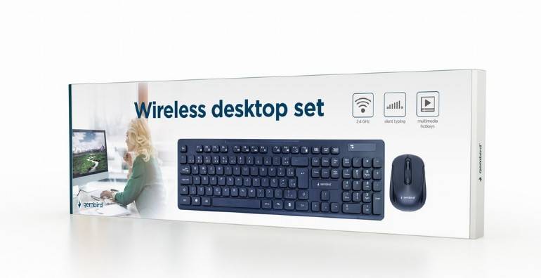 ZESTAW KL+M BEZPRZEWODOWY WCH-03 GEMBIRD US