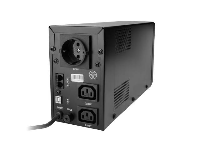 UPS GEMBIRD ENERGENIE LINE-INTERACTIVE 850VA 2x230V USB LED