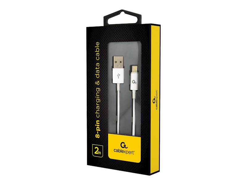 KABEL USB - LIGHTNING 2M GEMBIRD BIAŁY