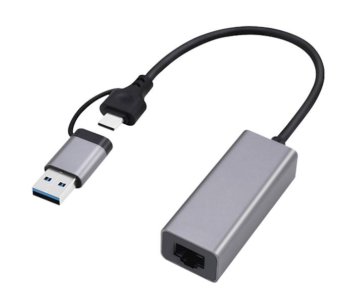 KARTA SIECIOWA LAN USB/USB-C GIGABIT GEMBIRD