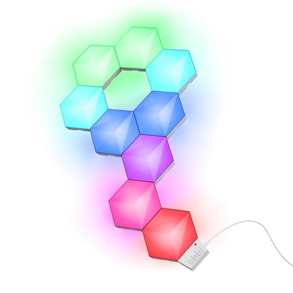 PANEL LED TRUST GXT 902 VYBZ RGB HEXAGON