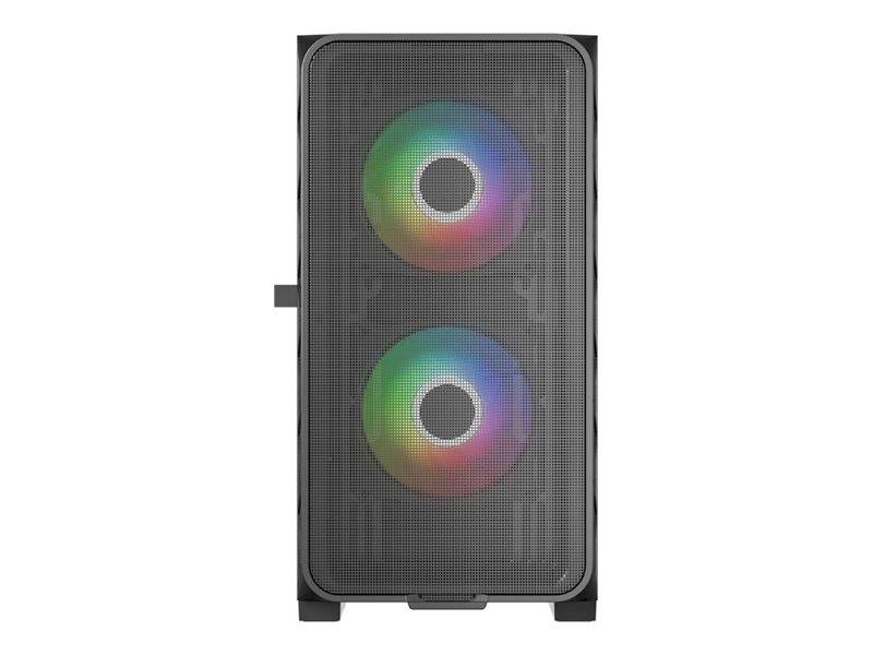 OBUDOWA PC GEMBIRD FORNAX MK200F mATX (Z WENTYLATORAMI ARGB)