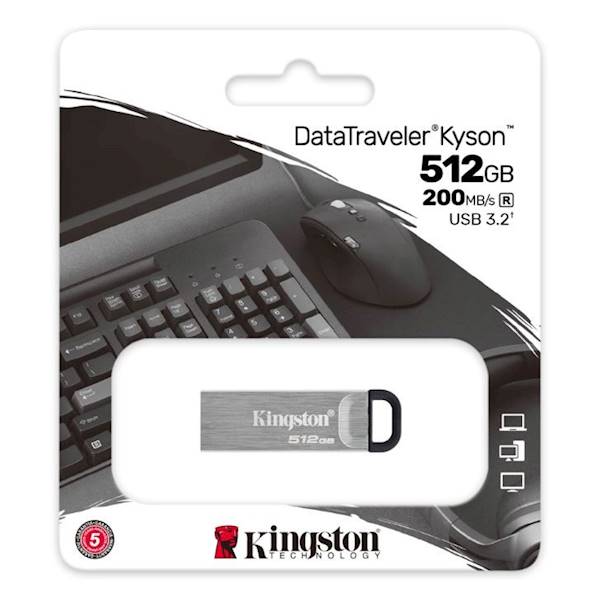 PENDRIVE 512GB KINGSTON KYSON USB 3.2 GEN1