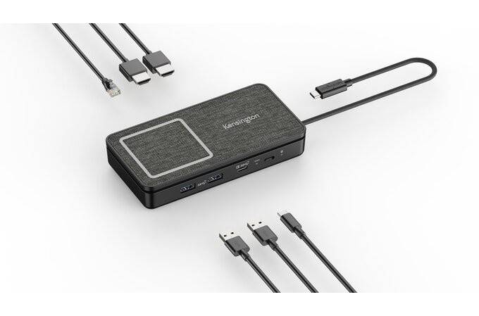 STACJA DOKUJĄCA USB-C DUAL 4K PORTABLE QI KENSINGTON