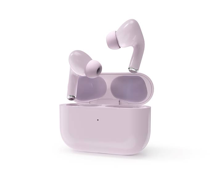 SŁUCHAWKI BLUETOOTH TWS GEMBIRD RÓŻOWE