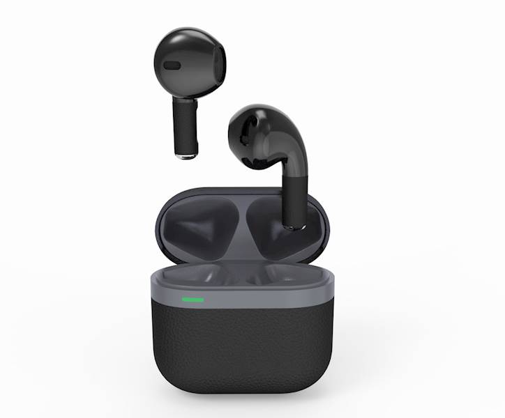 SŁUCHAWKI BLUETOOTH TWS GEMBIRD CZARNO-SZARE