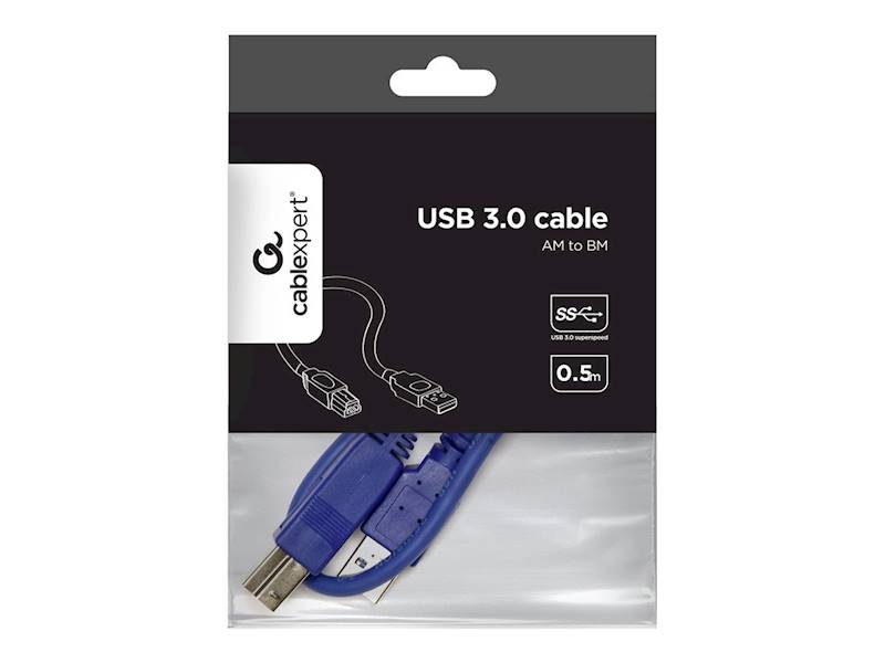 KABEL USB 3.0 AM - BM 0,5M GEMBIRD