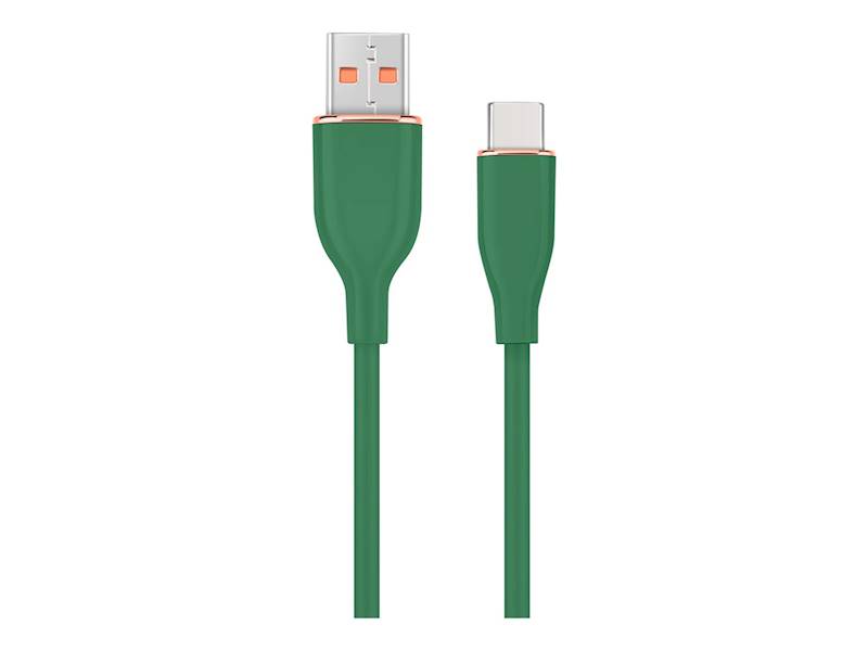 KABEL USB - USB-C 1,5M SILIKON ZIELONY GEMBIRD