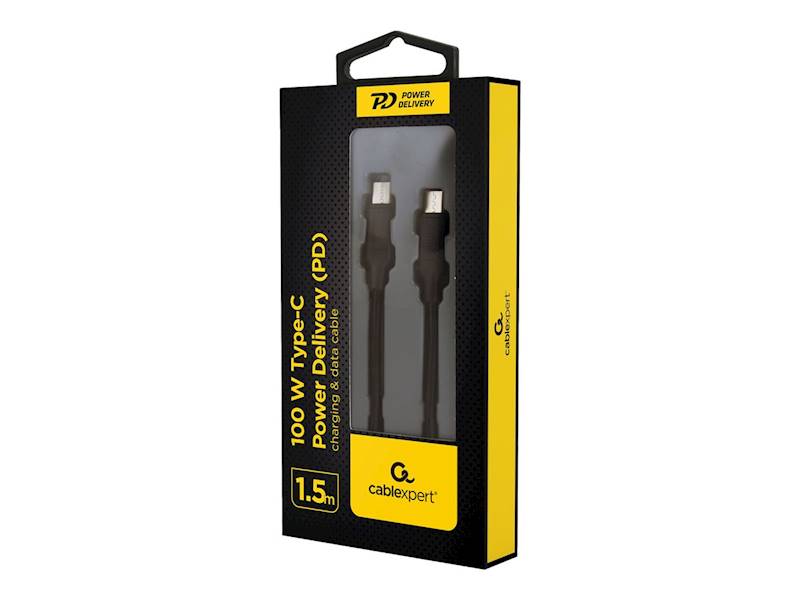 KABEL USB-C - USB-C 100W 1,5M GEMBIRD