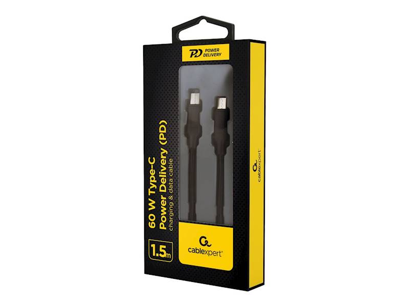 KABEL USB-C - USB-C 60W 1,5M GEMBIRD
