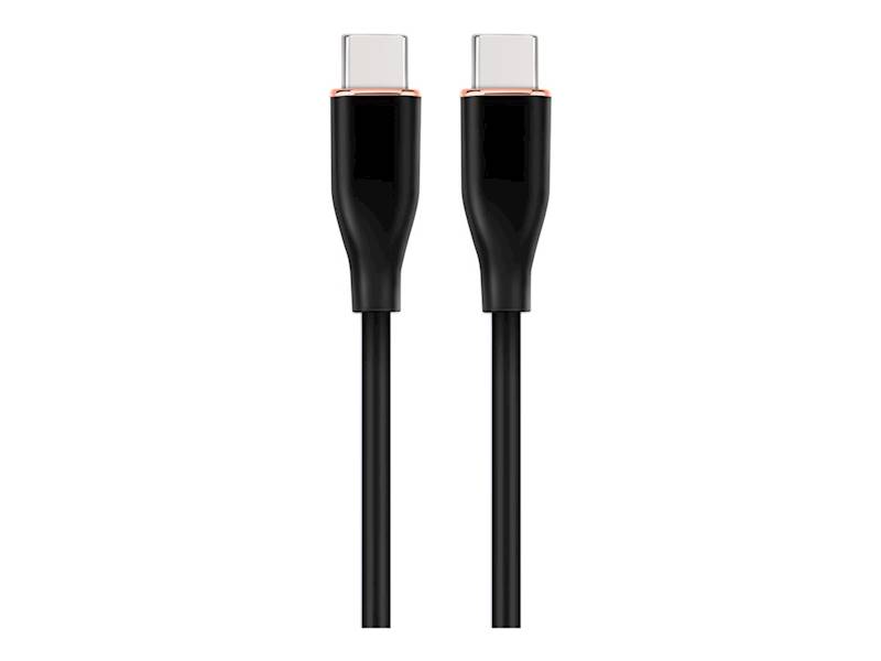 KABEL USB-C - USB-C 1,5M SILIKON CZARNY GEMBIRD