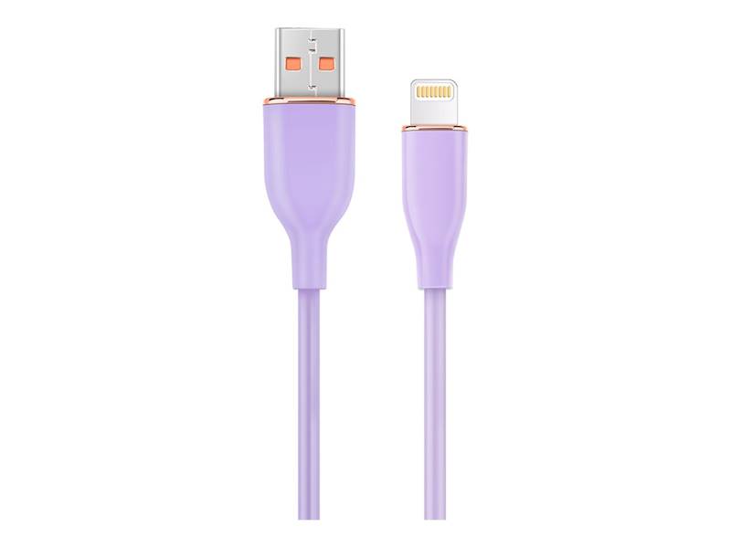 KABEL USB - LIGHTNING 1,5M SILIKON FIOLETOWY GEMBIRD