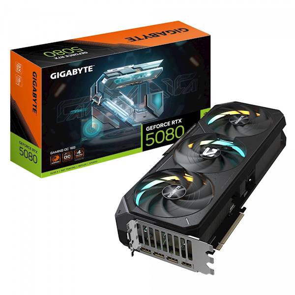 KARTA GRAFICZNA NVIDIA GIGABYTE RTX 5080 GAMING OC 16GB