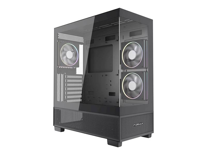OBUDOWA PC KOMPUTEROWA GEMBIRD FORNAX X550 ARGB CZARNA