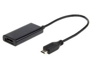 ADAPTER MHL(M)->HDMI(F)+USB Micro(BF)(5 PIN) 16cm GEMBIRD
