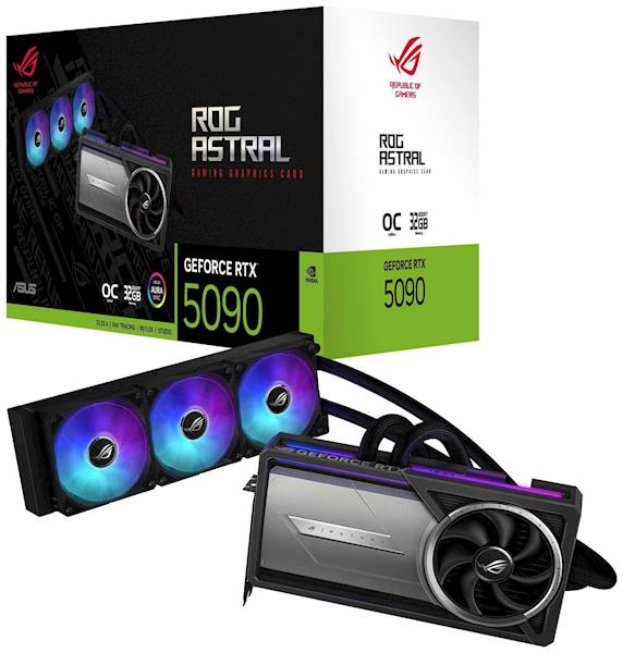 KARTA GRAFICZNA NVIDIA ASUS RTX 5090 ROG ASTRAL LC OC 32GB