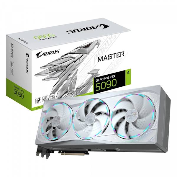 KARTA GRAFICZNA NVIDIA GIGABYTE RTX 5090 AORUS MASTER ICE 32GB