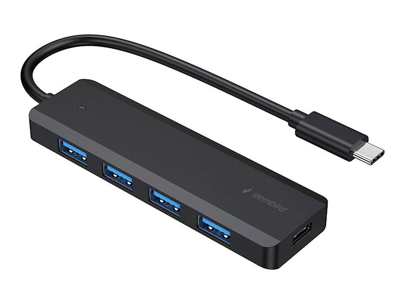 HUB USB-C - USB 3.0 4-PORT AKTYWNY GEMBIRD