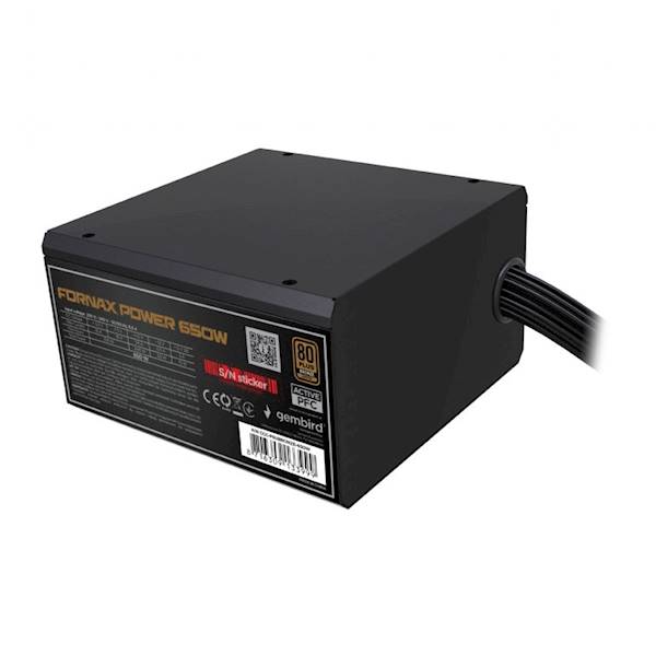 ZASILACZ PC GEMBIRD 650W PFC 80 BRONZE 10-PAK