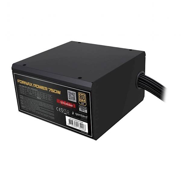 ZASILACZ PC GEMBIRD 750W PFC 80 BRONZE 10-PAK