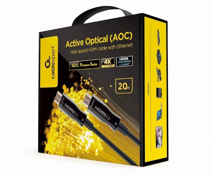 KABEL HDMI - HDMI v2.0 AOC PREMIUM 20M GEMBIRD