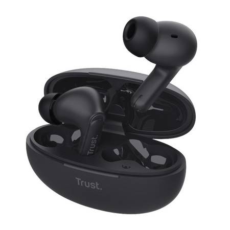 SŁUCHAWKI BT TRUST YAVI EARBUDS ENC CZARNE