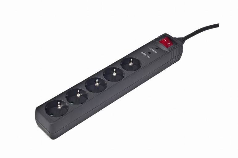 LISTWA ZASILAJĄCA 5x230V SCHUKO 4,5M GEMBIRD