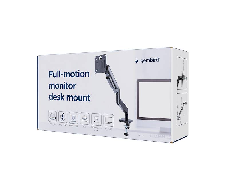 UCHWYT RAMIĘ MONITOR 17" - 32" DO 10KG GEMBIRD