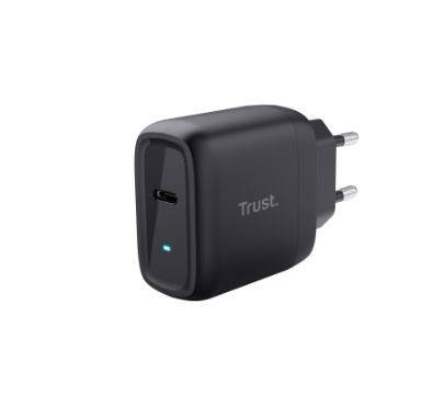ŁADOWARKA SIECIOWA TRUST MAXO 45W 1xUSB-C CZARNA