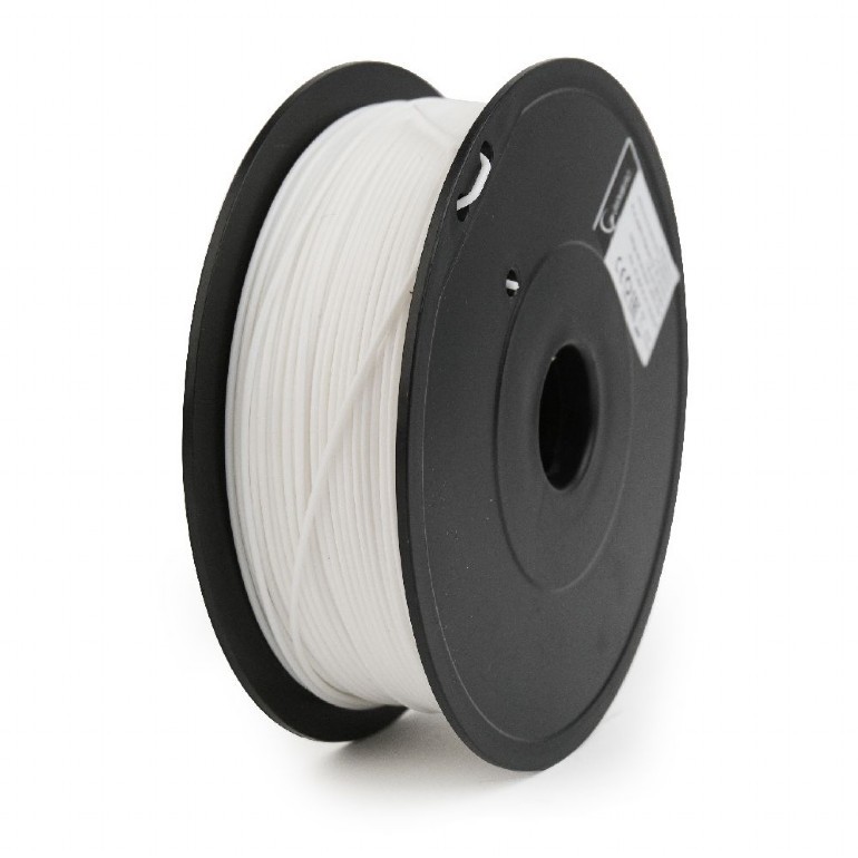 FILAMENT DRUKARKI 3D PLA PLUS 1.75mm BIAŁY SZPULA 1KG GEMBIRD