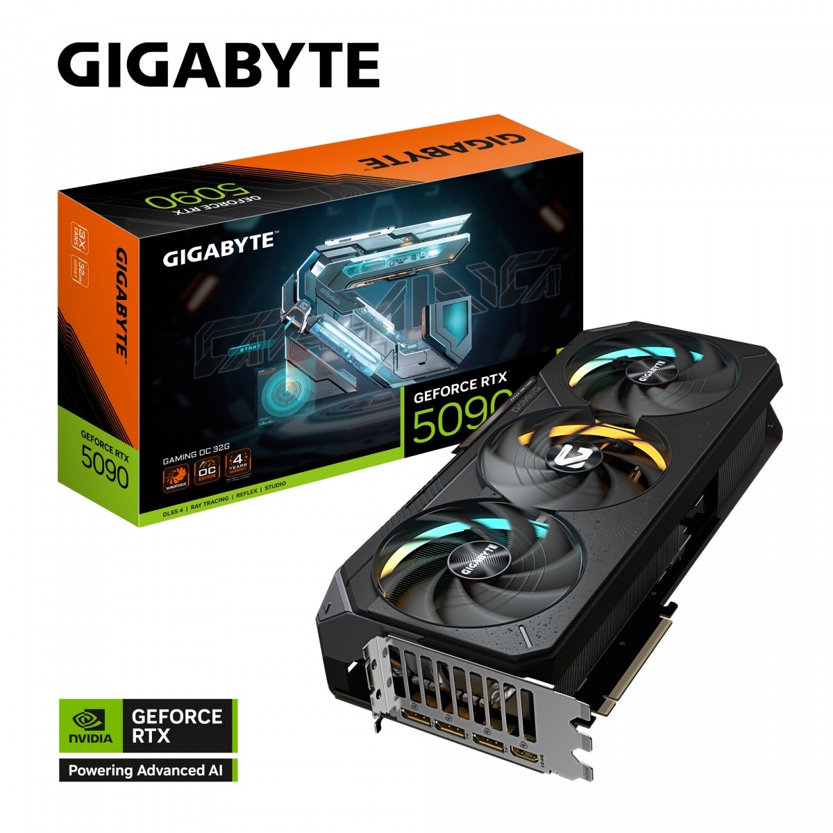KARTA GRAFICZNA NVIDIA GIGABYTE RTX 5090 GAMING OC 32GB