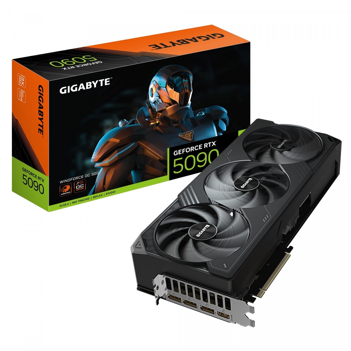 KARTA GRAFICZNA NVIDIA GIGABYTE RTX 5090 WINDFORCE OC 32GB