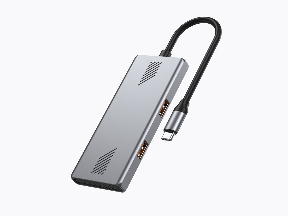 HUB USB-C - 2x USB3.2 | 2x USB-C GEMBIRD