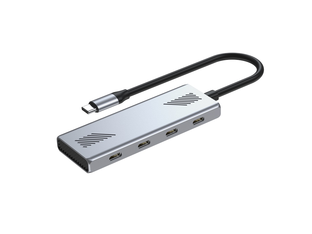 HUB USB-C - USB-C 4-PORT GEMBIRD