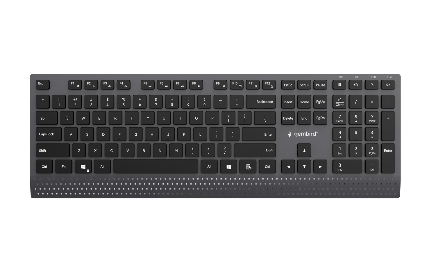KLAWIATURA PRZEWODOWA GEMBIRD MCH-06 US USB/USB-C