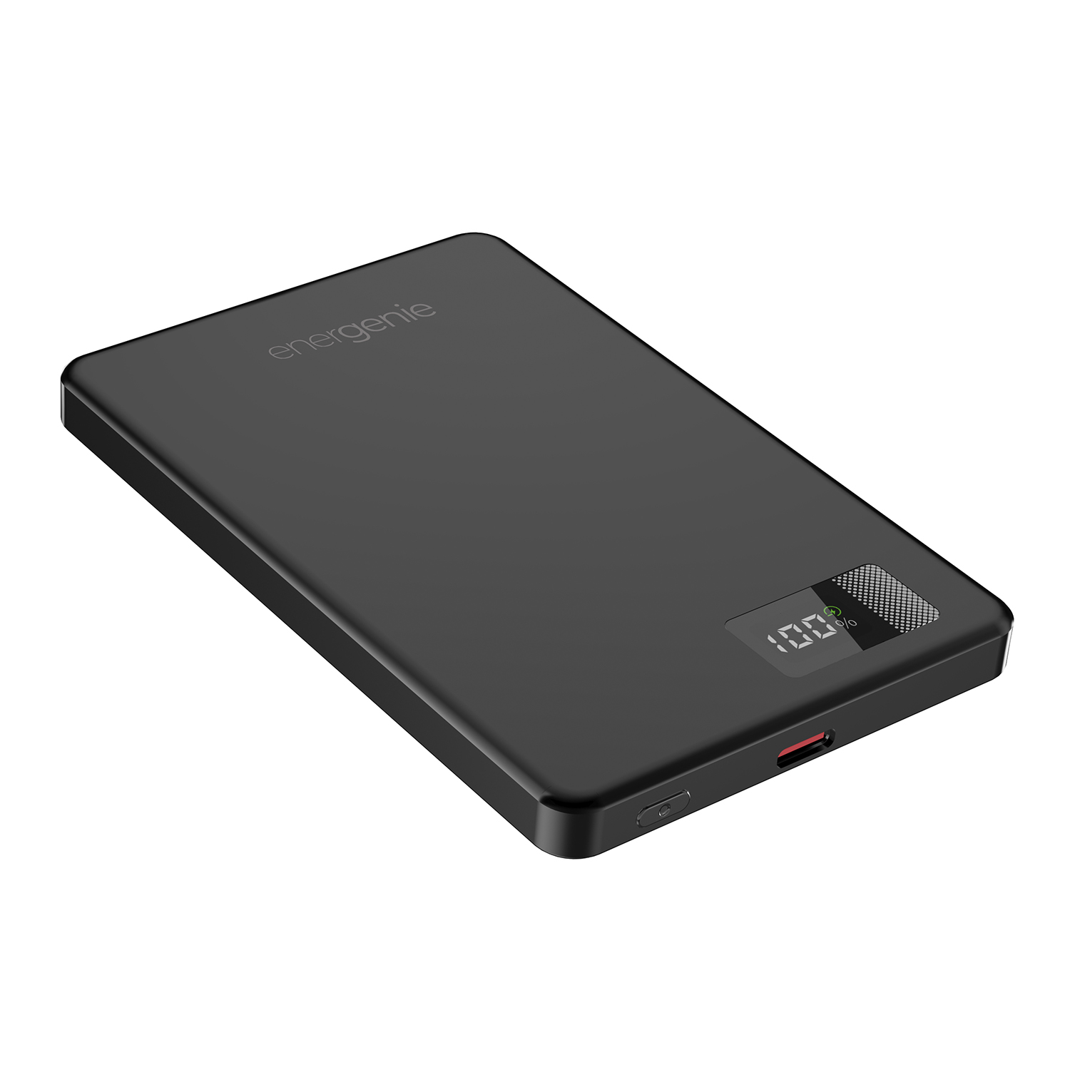 POWERBANK BEZPRZEWODOWY MAGNETYCZNY 5000mAh 15W LCD GEMBIRD CZARNY