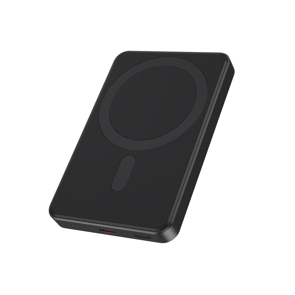 POWERBANK BEZPRZEWODOWY MAGNETYCZNY 10000mAh 15W GEMBIRD CZARNY