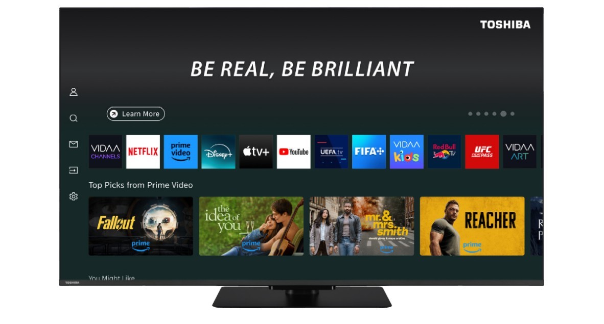 TV TOSHIBA QLED 55'' 55QV7G63DG