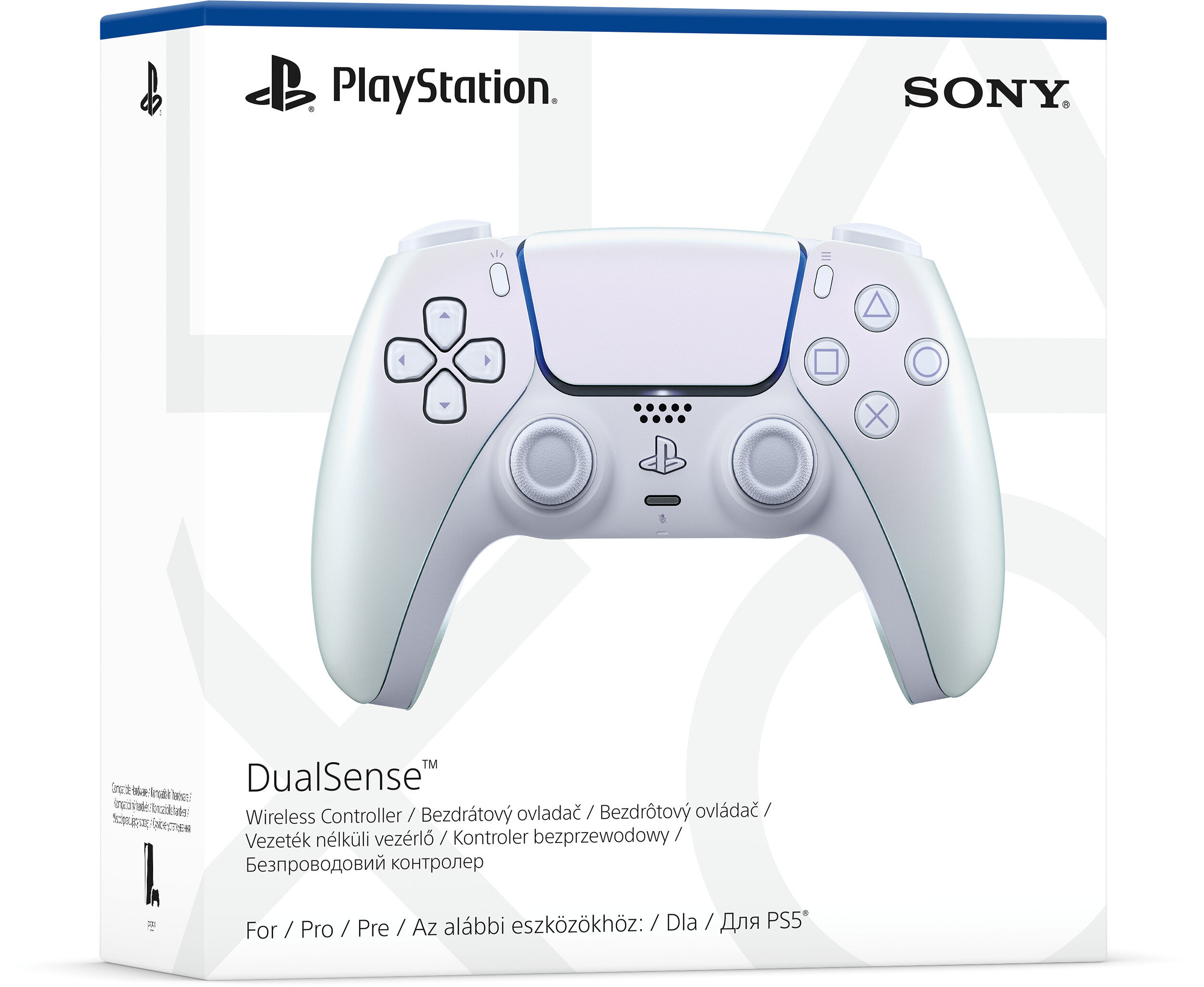 KONTROLER PAD SONY PLAYSTATION 5 DUALSENSE CHROME PEARL V3