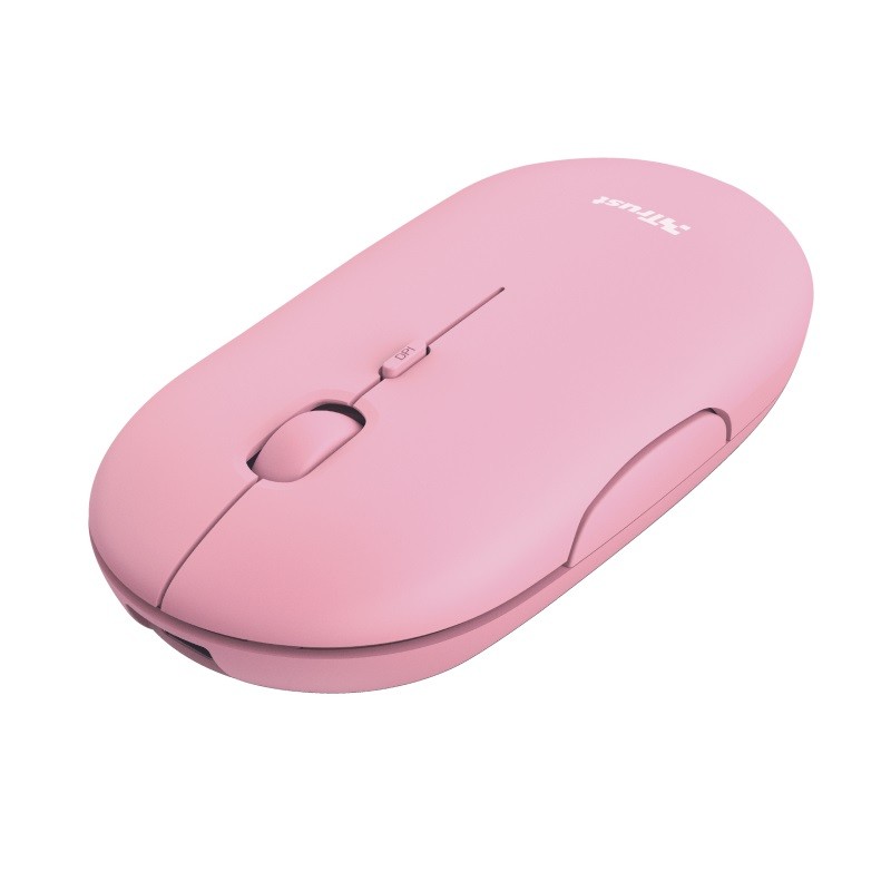 MYSZ BEZPRZEWODOWA TRUST PUCK RECHARGEABLE RÓŻOWA