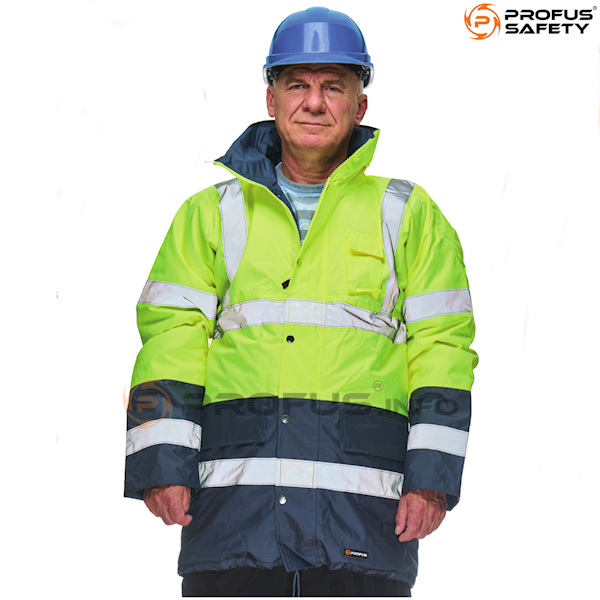 KURTKA ROB. OSTRZ. BLIZAR żółta hi-viz XXXL