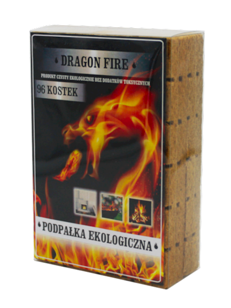 Podpałka Dragon Fire 96 kostek Blister