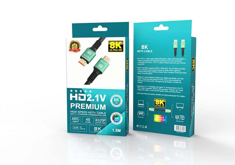 054 KABEL HDMI-HDMI v2.1 1,5m