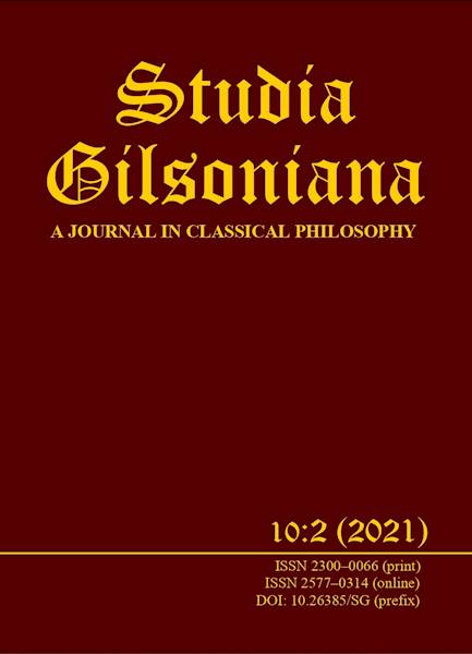 Studia Gilsoniana. A Journal 10:2 2021