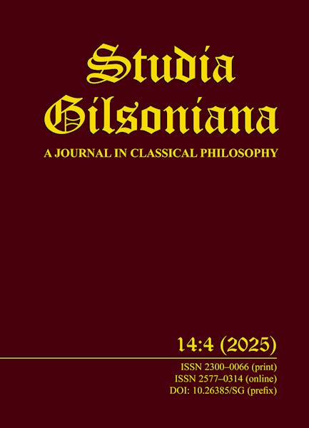 Studia Gilsoniana. A Journal 14:4 2025