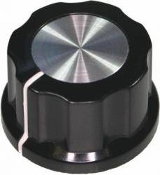 Gałka pot bakelitowa czarna GBC36 36mm