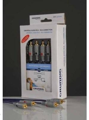 Kabel 2RCA wtyk - 2RCA wtyk 20m Grundig