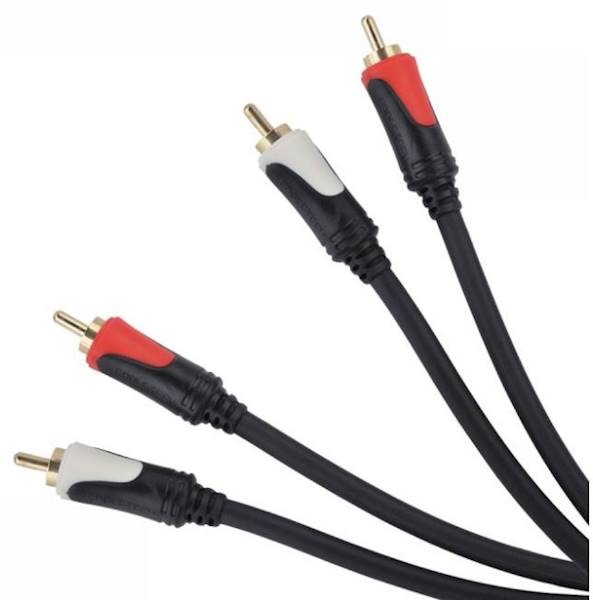 Kabel 2RCA wtyk - 2RCA wtyk 3m Cabletech
