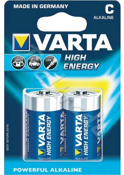 Bateria LR14 Varta high Energy